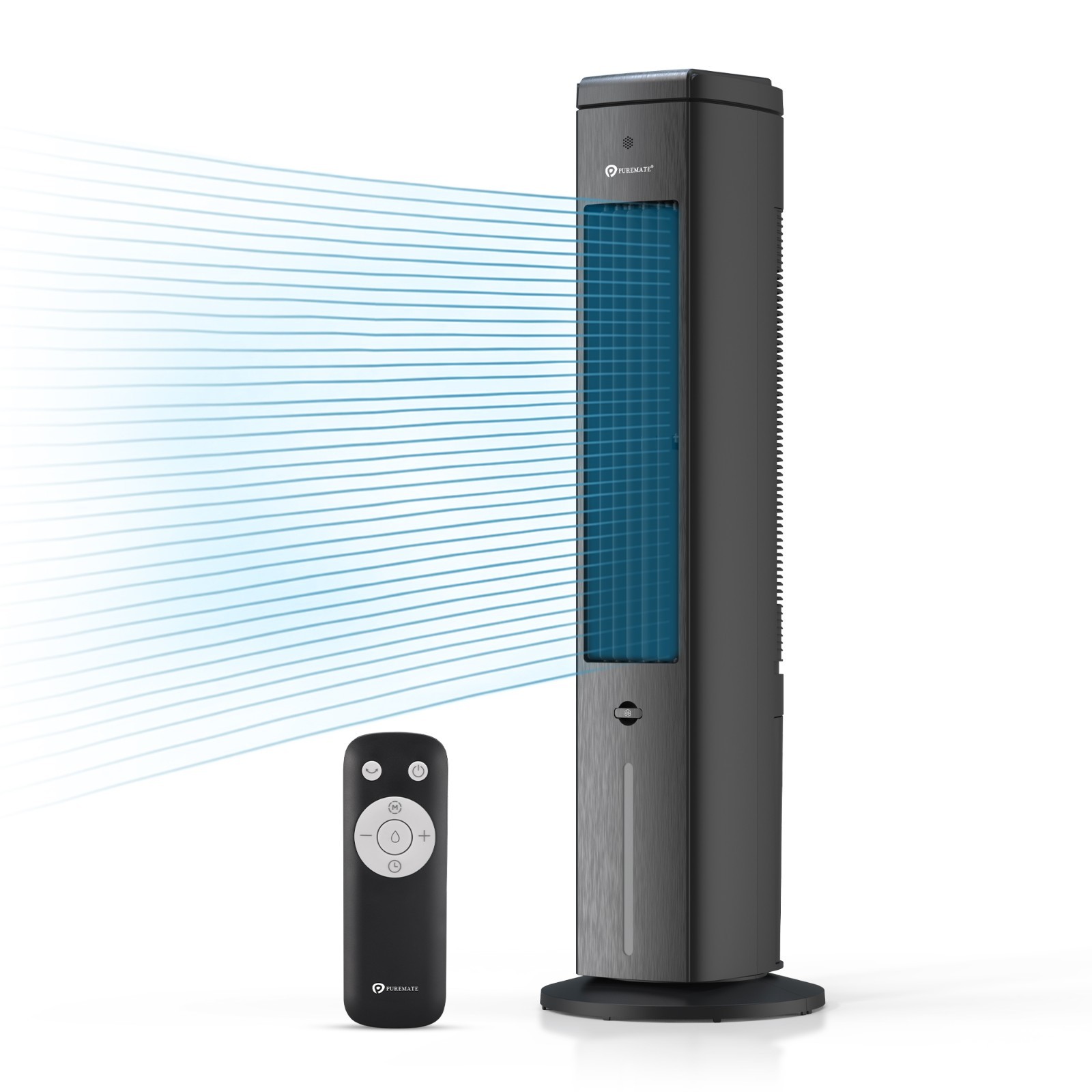 5L Evaporative Air Cooler with Remote, 4in1 Portable Cooling Tower Fan