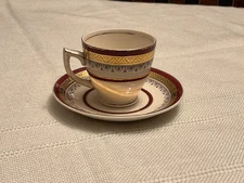 VTG Myott Staffordshire "The Crowning" Demitasse Cup and Saucer