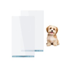 2PACK Dog Door Replacement Flaps - Measures 7.25" x 13", Medium Dog Door Flap...