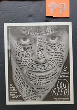 Lou Reed See The Twilight Reeling Album Promo Print Advertisement 1996