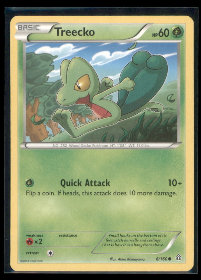 Treecko Common XY - Primal Clash 6/160 NM