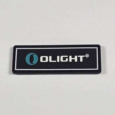 Olight Logo Rectangle Patch Hook and Loop Collectible PVC SWAG Rare
