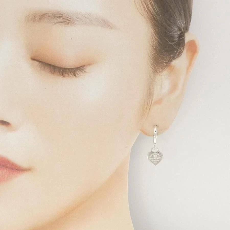 Tiffany & Co. Return to Tiffany Creolen Mini Ohrringe 925 Silber Damen mit Box