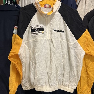 Vintage Saucony Pacific Power Commonwealth Bank Windbreaker Jacket Size M