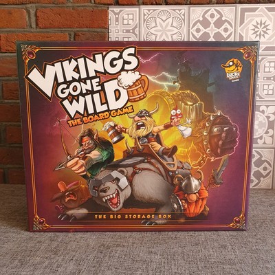 Vikings Gone Wild Big Storage Box - Kickstarter Brettspiel mit allen Erweiterungen