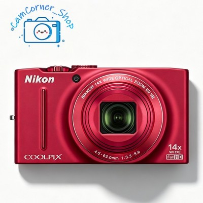  Nikon COOLPIX S8200 16MP Digital Camera 14x Zoom 1080p HD Vibration Reduction