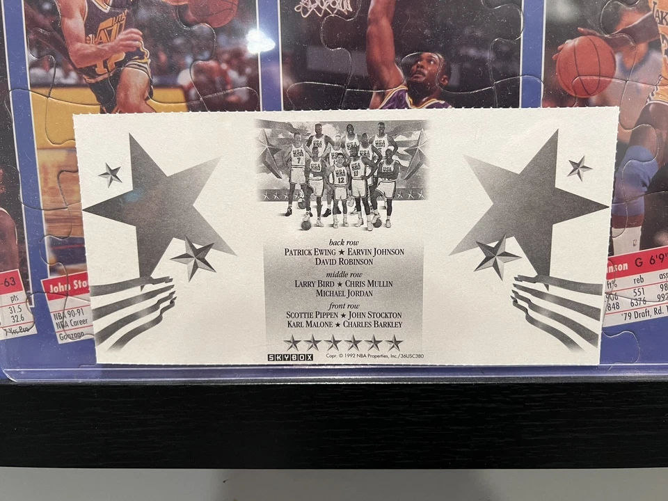 Skybox Mark & See Minis Team 1991 EE. UU. ¡Mini panel fotográfico perforado! RARO! Foto 4 de 4