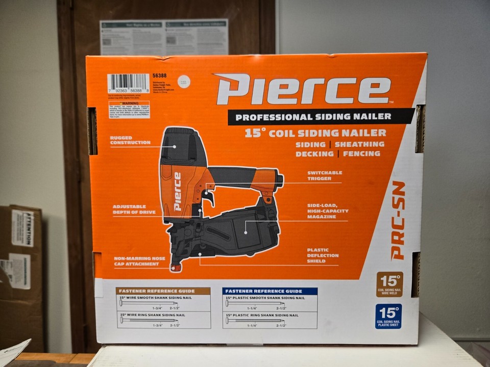 PIERCE PRCSN 15° Professional Siding Nailer * BRAND NEW!!! eBay