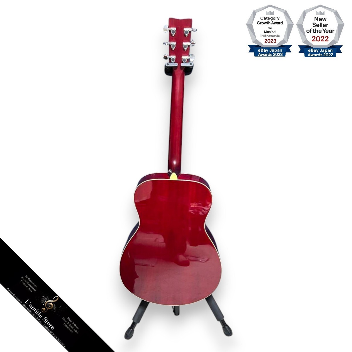 ギター YAMAHA FS-TA RED Yamaha FS-TA TransAcoustic Concert Acoustic-electric Guitar