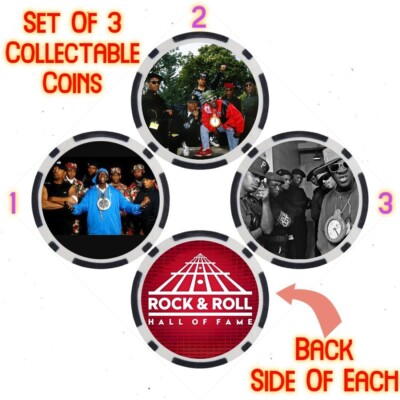 PUBLIC ENEMY - ROCK & ROLL HALL OF FAME - COLLECTABLE COIN SET