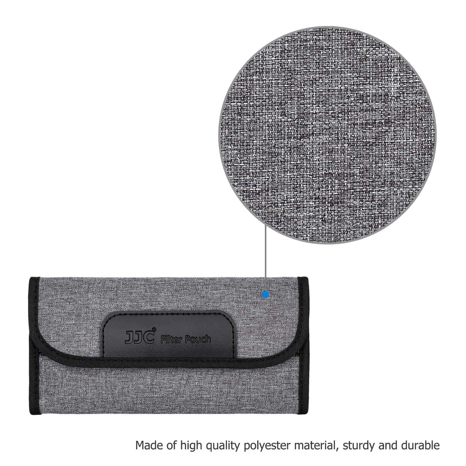 4 Slots Camera Lens Filter Case Pouch for UV CPL ND Filter Storage Up to 58mm - Image 4 of 4