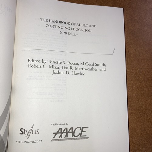 Handbook of Adult & Continuing Education HC MC Smith et al 2021 Acceptable - Picture 5 of 10