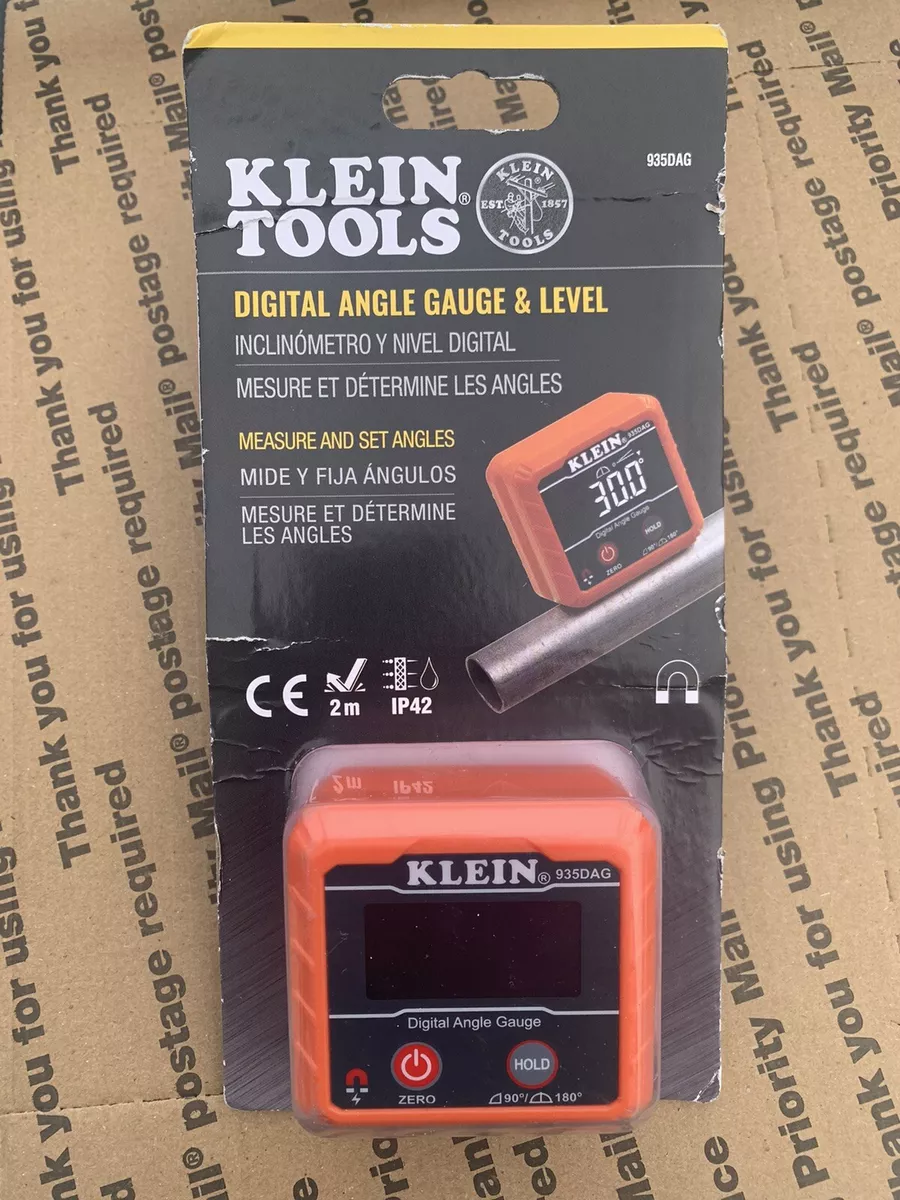 Digital Angle Gauge And Level Klein Tools Strong Magnetic Base