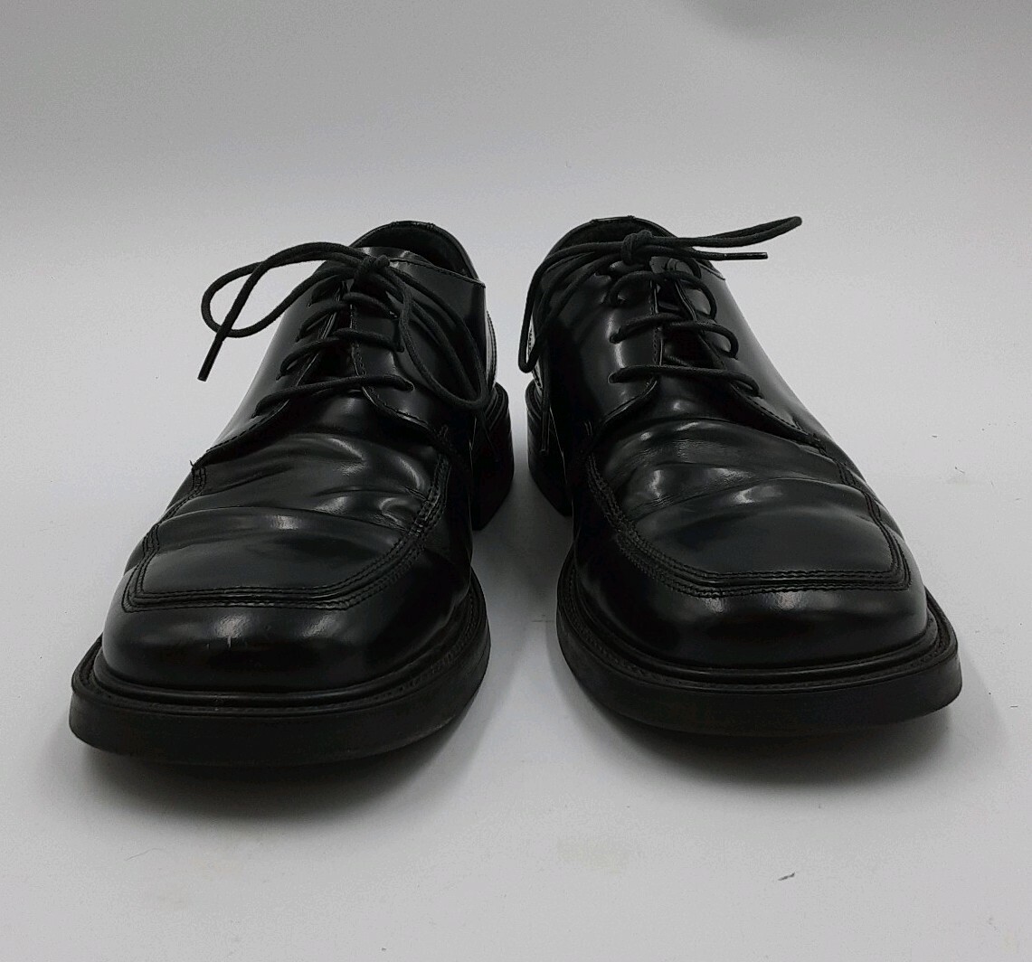 Bostonian Strada Mens 11 M Black Leather Square Toe Dress Shoes Made in Italy Bostonian strada mens leather - Gem main image 3