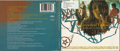 CROWDED HOUSE - Not The Girl You Think You Are - 1996 CD Single (CD1)  Digipak