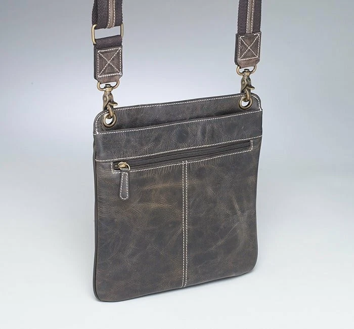Concealed Carry Gun Tote n Mamas Buffalo Distressed Leather Purse