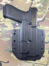 Black Kydex Light Bearing Holster for Glock 17 22 31 Streamlight TLR-1s / TLR1 