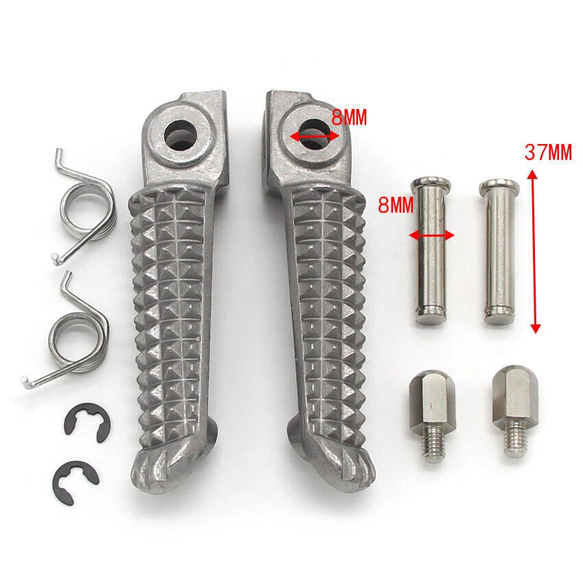 Reposapiés delantero estriberas de pedal para Yamaha YZF R1 98-2019/Yamaha YZF R6 YZF600 R6 Foto 4 de 4