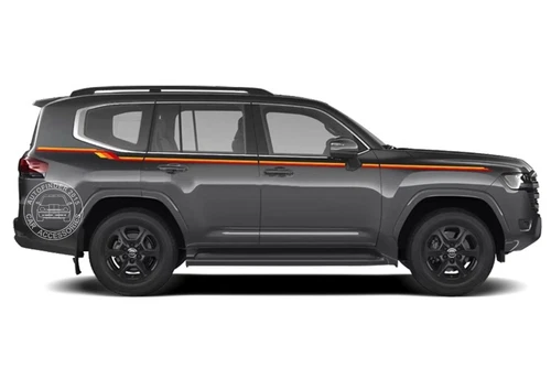 Graphics Waist Line Stripe Car Sticker For Toyota Land Cruiser LC300 Side Decals - Picture 9 of 11