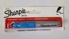 Sharpie 1874248 Mini Permanent Marker, Fine Point Light Blue 1 Count