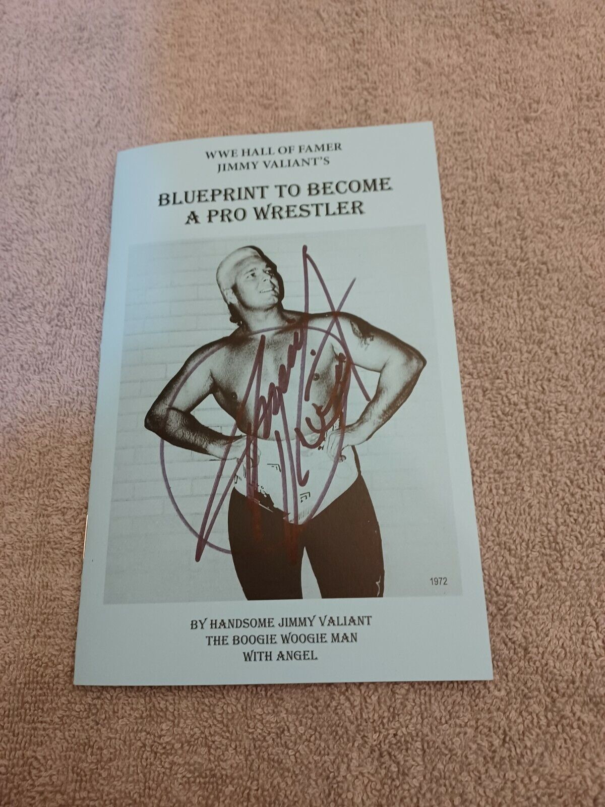 Jimmy Courier shipping free shipping Valiants Blueprint To Become Signed Book Our shop most popular Wrestler A Pro