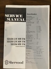 SHERWOOD XR1501 XR1503 XR1503 XR1501 XR-1503 XR-1503 Service Manual  ORIGINAL 