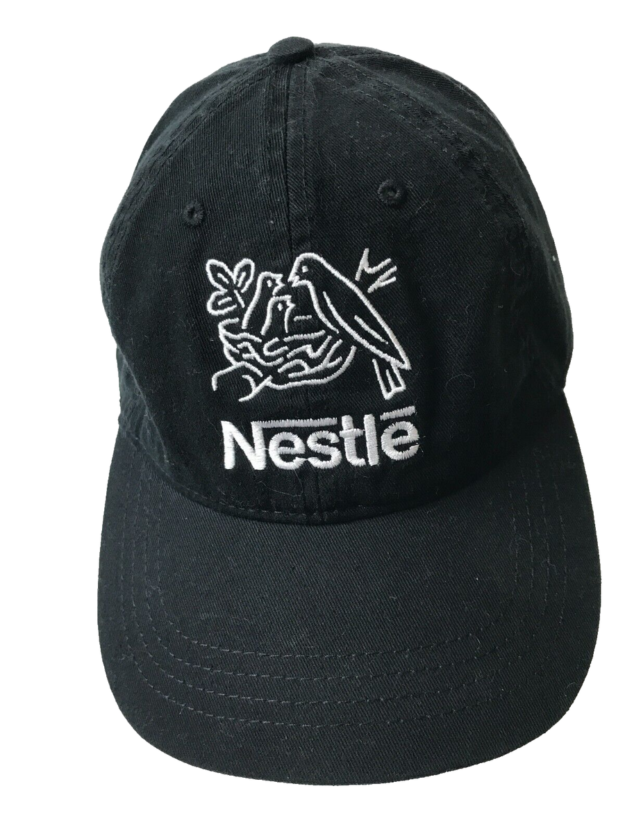 Nestlé Food Company Men's Adjustable Logo Strap Back Black