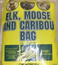 Dickson EXTRA HEAVY DUTY ELK 48x42" Quarter Bags Elk Moose Caribou 4-pack DGB900
