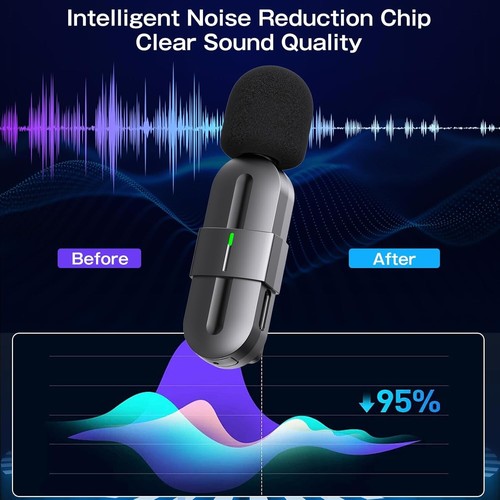 BOYA BY-V20 Wireless Lavalier Lapel Microphone for Android Phone PC - Omnidirect - Picture 3 of 7