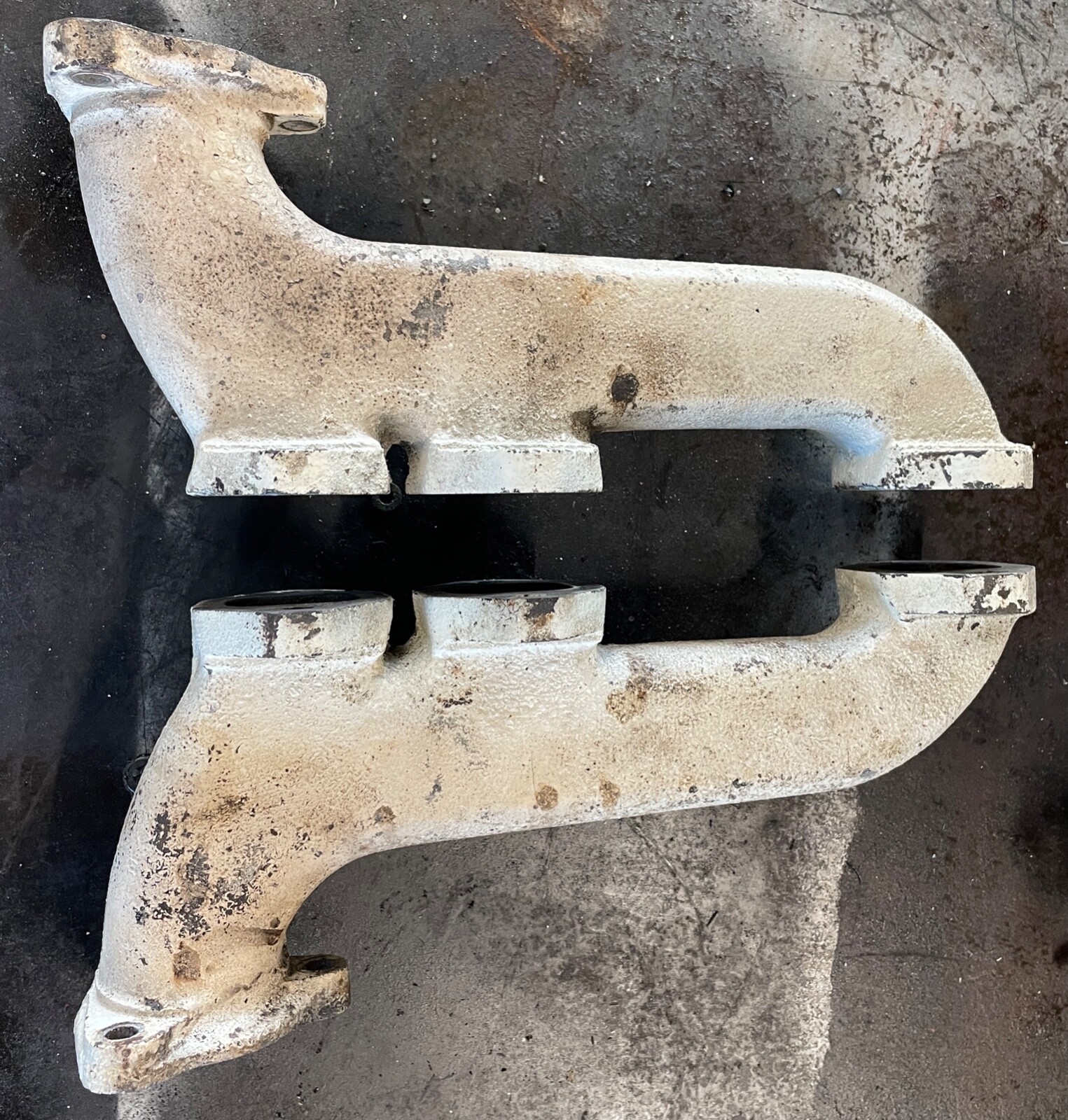 ROLLS ROYCE  BENTLEY EXHAUST MANIFOLDS FRONT AND REAR  SIDE FITS 1947 TO 1956