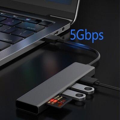 USB Hub 4 Port Expander Speed USB Adapter for Multifunction Device Use