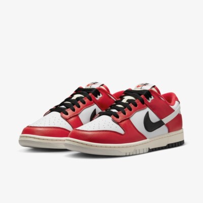 Nike Dunk Low Retro PRM University Red Black DZ2536-600 US 8 260mm