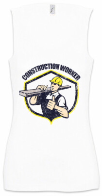 Construction Worker I Damen Tank Top Housebuilder Bricklayer Mason Homebuilder