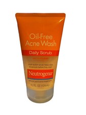 Neutrogena Oil-Free Acne Wash Daily Scrub 4.2fl.oz./124ml New