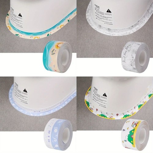Waterproof Caulk Tape PVC Shower Tile Sealer Seam Adhesive Tape Home Use - Picture 4 of 10