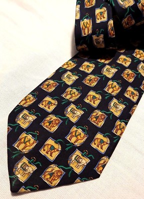 HERREN KRAWATTE (TIE) Vintage SALVATORE FERRAGAMO Made in Italy Neu!  selten
