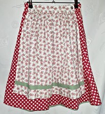 SKIRT VINTAGE WALDSCHUTZ OKTOBERFEST DIRNDL TYROL PLAID RED WOMENS US 4 EU 32