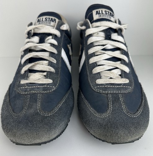 Converse Suede Shoes Mens Size US 12 Blue Leather All Star Retro M8 Athletic - Picture 3 of 9
