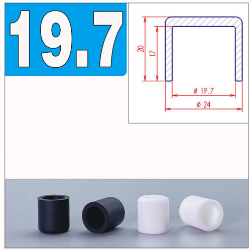 3.7mm-78.5mm Black Silicone Rubber Hose End Blanking Cover Round Caps Off Bungs - Picture 26 of 61