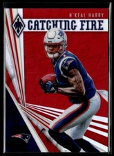2019 Phoenix Catching Fire Red N'Keal Harry Rookie Auto /299 New England