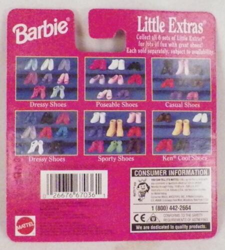 Barbie Little Extras Zapatos Deportivos Mattel 67036-84 Nuevos en Pack 1998 8 Pares - Imagen 4 de 5
