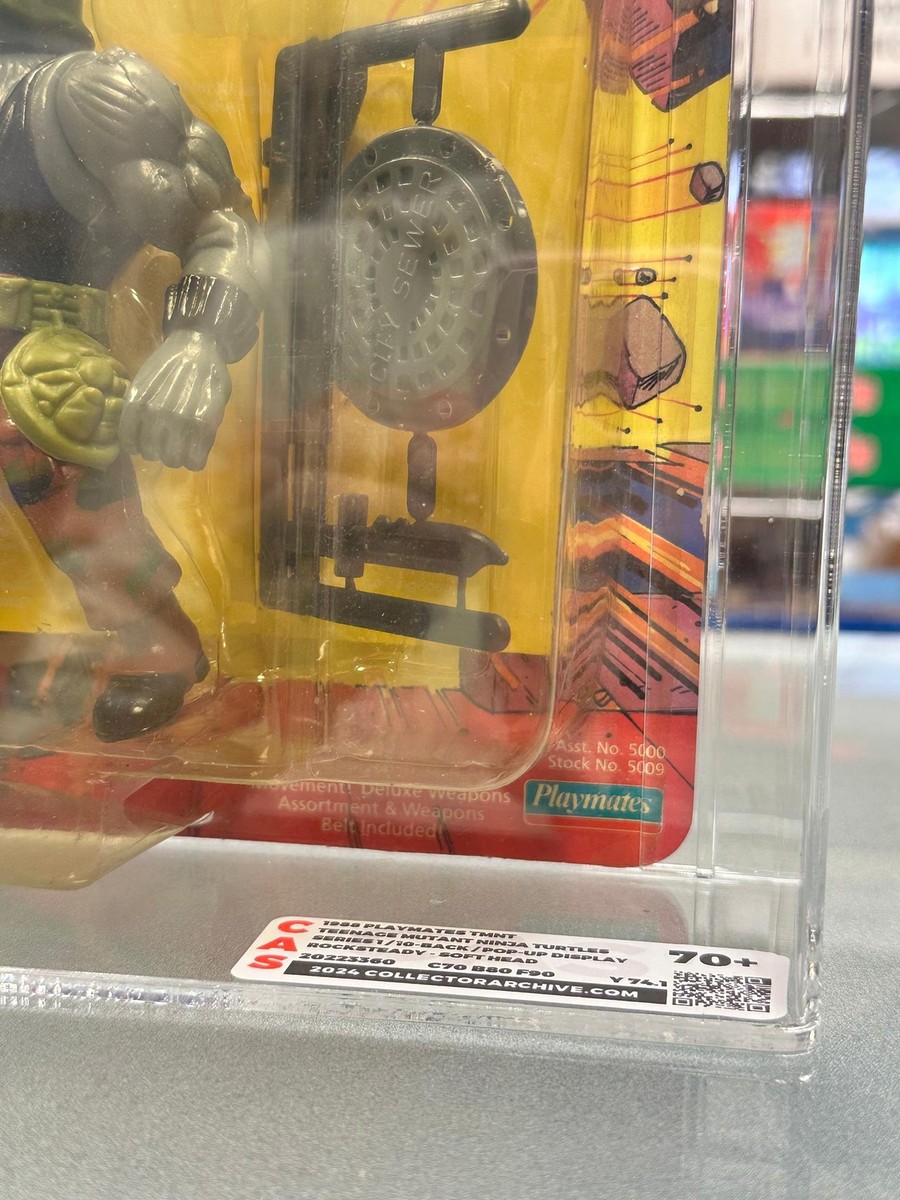 1988 Rocksteady Soft Head (TMNT Mutant Ninja, Playmates) GRADE: 70