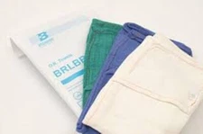 Non Sterile Surgery Towel Blue 17x27" Prewashed Delinted 100% Cotton Absorbant