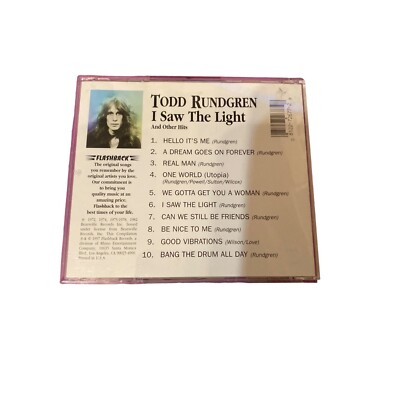 Todd Rundgren I saw the light music cd | eBay