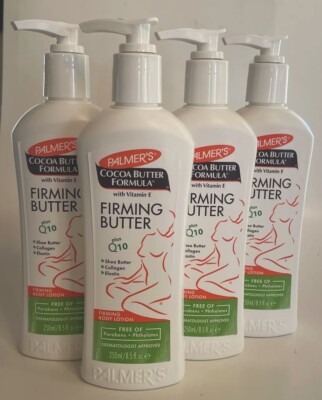 4 Palmer's Cocoa Butter Formula Firming Butter Vitamin E Q10 8.5 oz. each *READ*