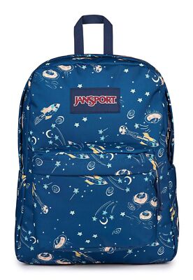 JanSport SuperBreak One Rucksack Rucksack Vortex Voyage dunkelblau Motiv