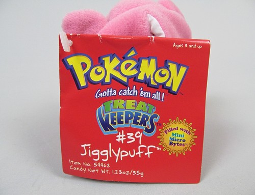 Vintage 1999 Pokemon Treat Keepers Jigglypuff #39 New With Tags NOS - Picture 2 of 4