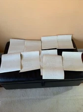 Antique 1882 Handwritten Poems And Songs 11 Big Double Pages Indianapolis 3names