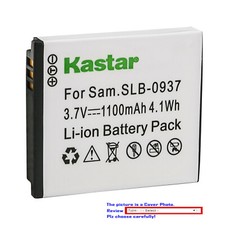 Kastar Replacement Battery Pack for Samsung SLB-0937 0937 Battery SAC-47 Charger