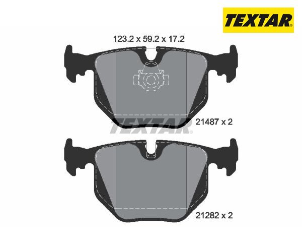 Bremsbelagsatz, Scheibenbremse Q+ Textar 2148701 FüR Bmw 7Er-image